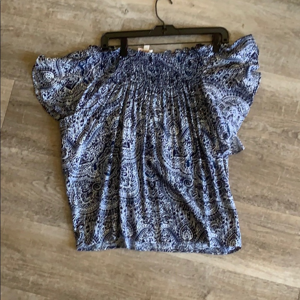 off the shoulder blouse
